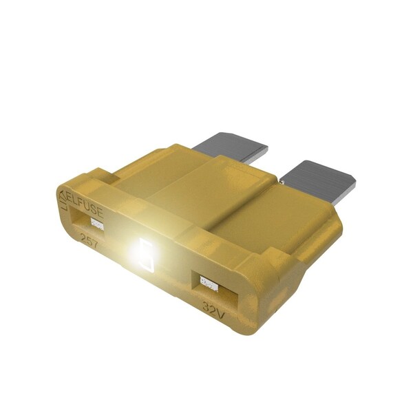 Littelfuse Fuse, Ato Std And Smart Glow Blade, Tan, 5A, Carded 0ATO005.VP - main